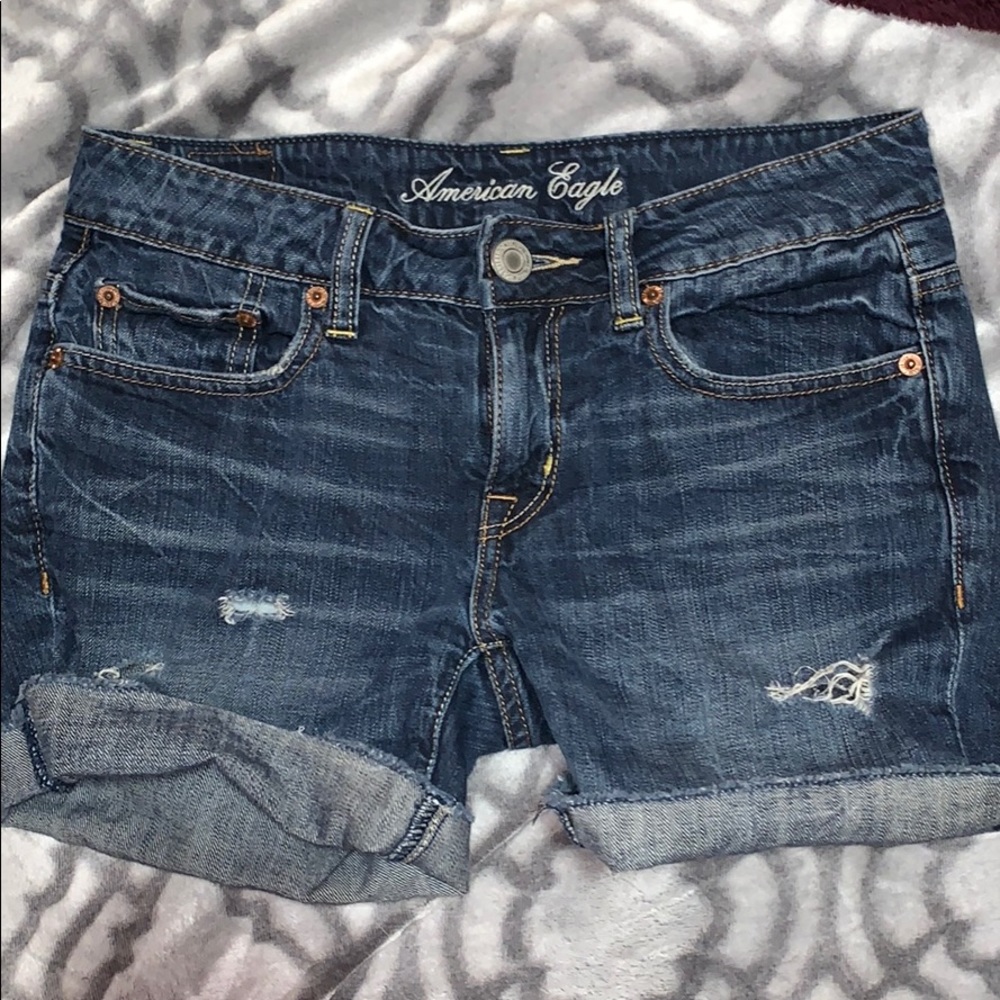 American eagle jean shorts